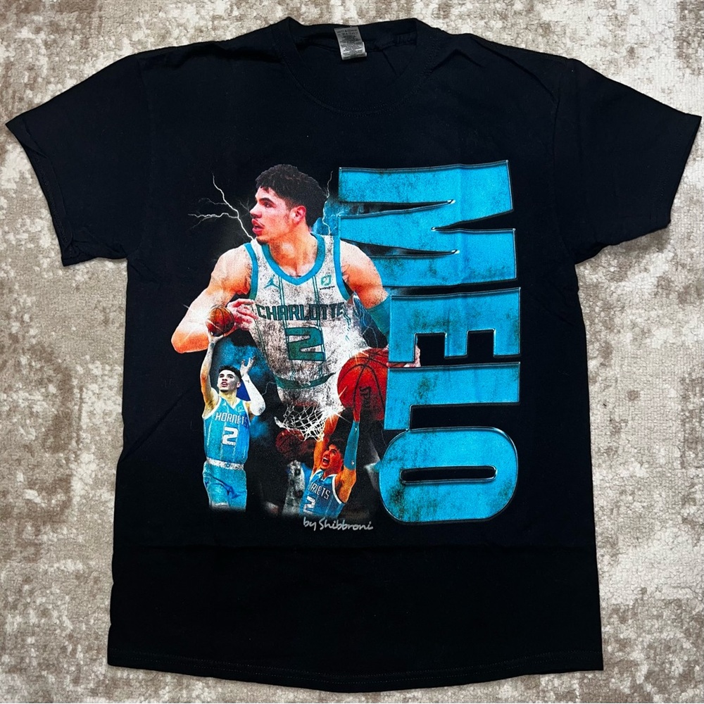 Vintage-Inspired LaMelo Ball Graphic Tee (Size Medium, Fits Like Small)